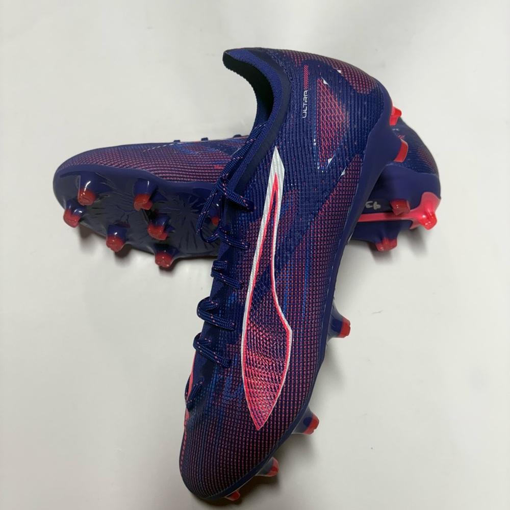 Puma Ultra Blue and Pink Soccer Cleats